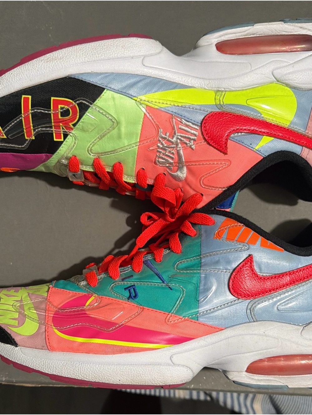 2019 Atmos X Nike Air Max 2 Light QS Logos// Representing the 90s - Picture 2 of 2